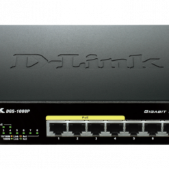 D-Link DGS-1008P 8-Port 10/100/1000 Gigabit Unmanaged Switch with POE