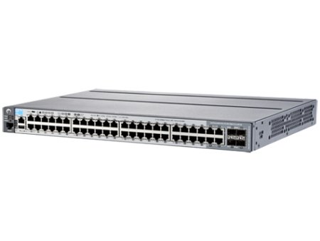 HP 2620-48-POE+ SWITCH, LAYER2, 48 X 10/100 + 2 X GIG + 2 XSFP PORTS, MANAGED, LIFE WTY, J9627A