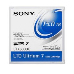 SONY LTO7 - 6.0TB/15.0TB, LTX6000G, THERMO, W/CASE, NO LABEL